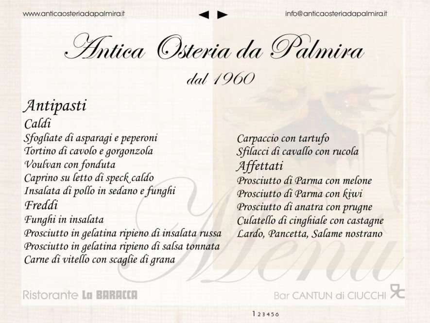 Antica Osteria da Palmira